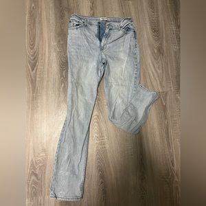 Abercrombie & Fitch 90s Slim Straight Ultra High Rise Size 12 L